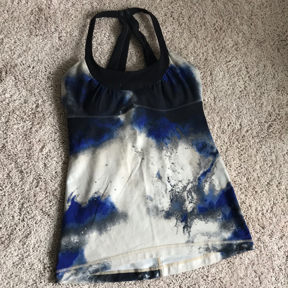 Lululemon Galaxy Print Scoop It Up Tank